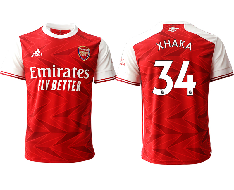 Men 2020-2021 club Arsenal home aaa version #34 red Soccer Jerseys->arsenal jersey->Soccer Club Jersey